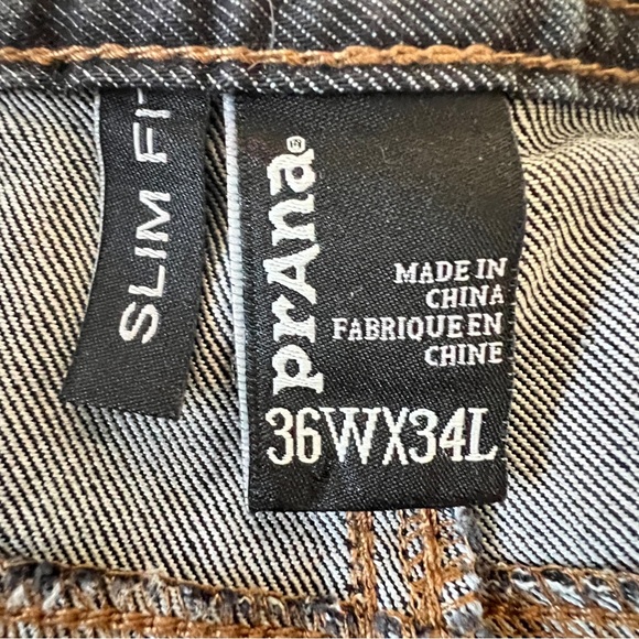 prAna Men’s Breath Slim Fit Stretch NWT 36W/34L Jeans - Picture 8 of 11